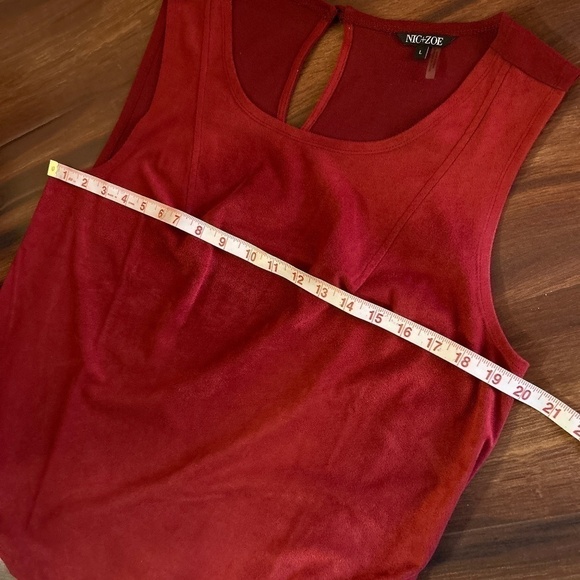 🍁SALE🍁 NIC+ZOE Sleeveless Tops size Large - Picture 3 of 7